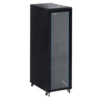 PHASAK Armario Rack 19" Phasak Pro 37U  600x600 Montado (Incluye: 2 bandejas de 19? + Regleta electrica 19? + Juego de ruedas +  Ventilacion) en Huesoi